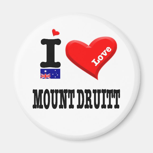 MOUNT DRUITT - I Love Magnet (Front)