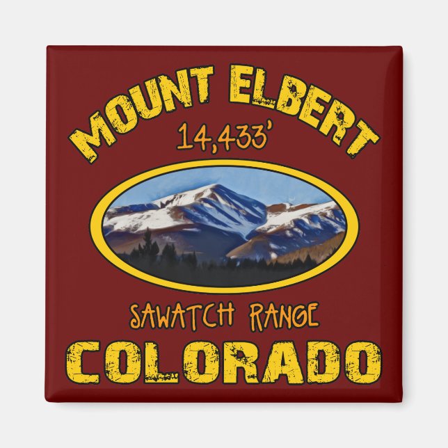 Mount Elbert Magnet (Front)