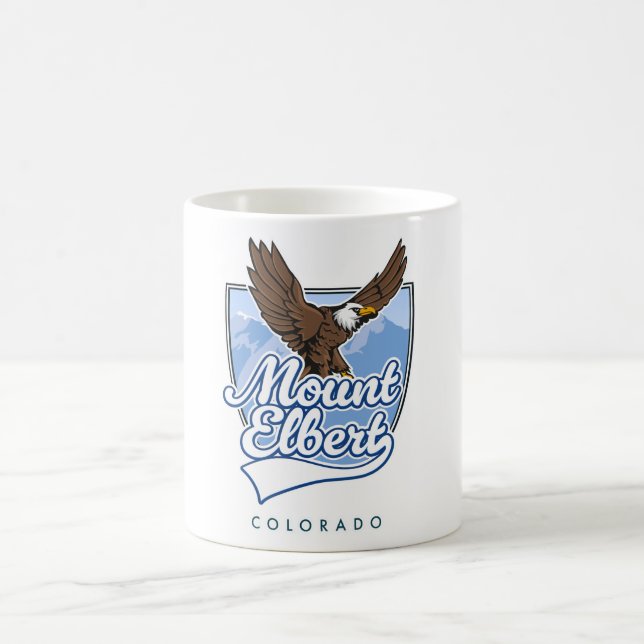 Mount Elbert Travel patch Coffee Mug (Center)