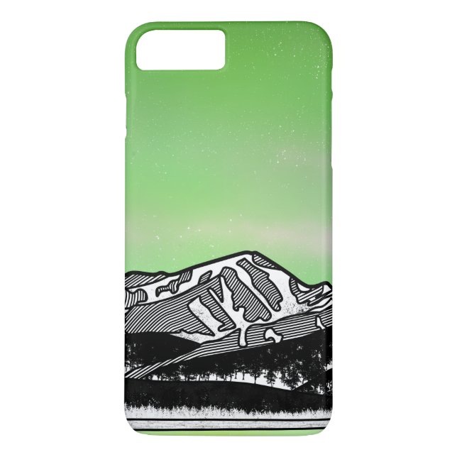 Mount Elbret Green Mountain Landscape Case-Mate iPhone Case (Back)