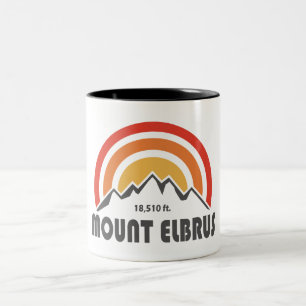 Mount Elbrus Two-Tone Coffee Mug