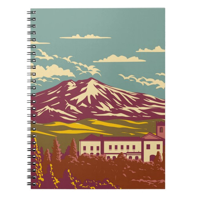 Mount Etna Notebook (Front)