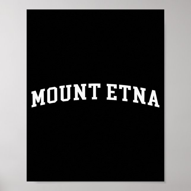 Mount Etna  Poster (Front)