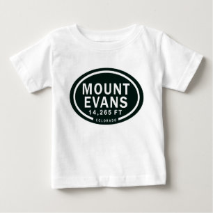 Mount Evans 14,265 FT Colorado Rocky Mountain Baby T-Shirt