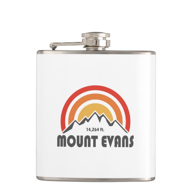 Mount Evans Hip Flask (Front)