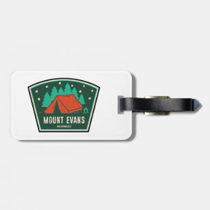 Mount Evans Wilderness Colorado Camping Luggage Tag