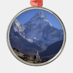 Mount Everest 4 Metal Ornament