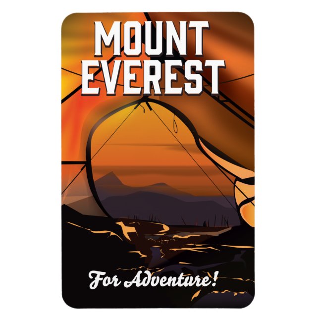 Mount Everest For Adventure! Magnet (Vertical)