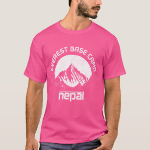 Mount Everest Nepal Himalaya Mountaineer Mountain  T-Shirt