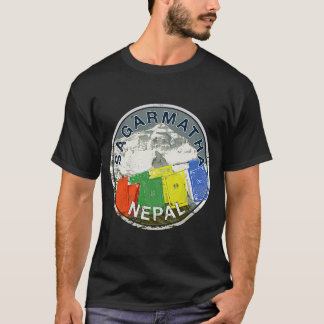 Mount Everest Nepal Sagarmatha Vintage Climbing T-Shirt