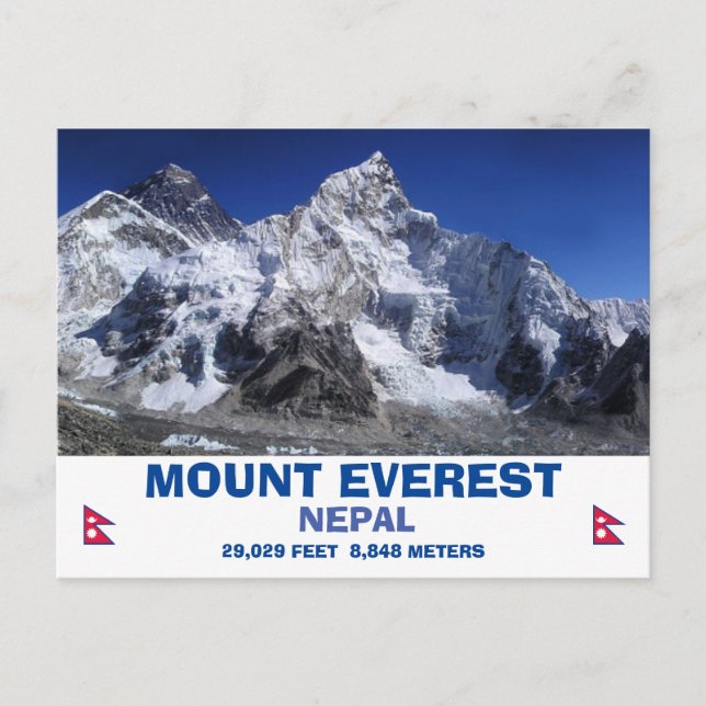 Mount Everest Postcard (Front)