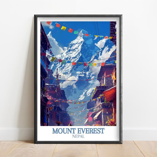 Mount Everest Print - Everest Base Camp Poster  (Creator Uploaded)