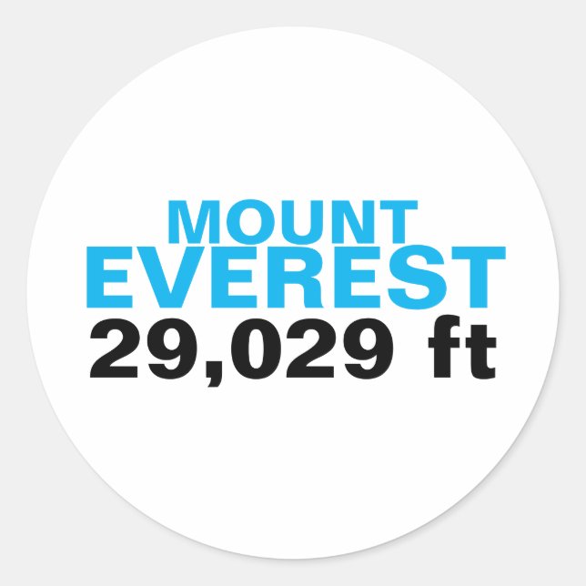 Mount Everest Sticker (Front)