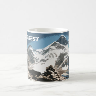 Mount Everest View, Souvenir, Nepal Coffee Mug