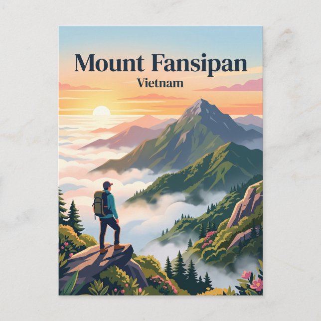 Mount Fansipan Vietnam Postcard (Front)
