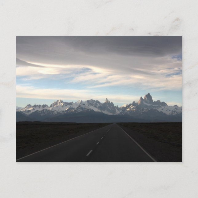 Mount Fitz Roy And Andes Range Postcard (Front)