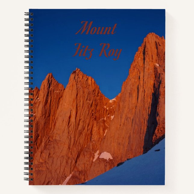 Mount Fitz Roy Notebook (Front)