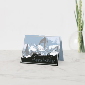Mount Fitzroy Mountain, Patagonia, Argentina Holiday Card