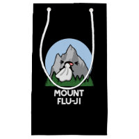 Mount Flu-ji Funny Mountain Pun Dark BG