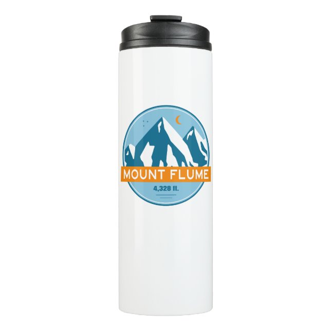 Mount Flume New Hampshire Stars Moon Thermal Tumbler (Front)