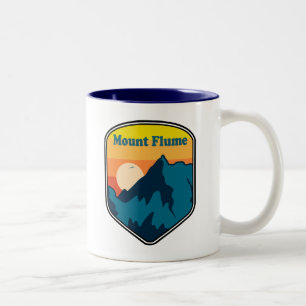 Mount Flume New Hampshire Sunrise Two-Tone Coffee Mug