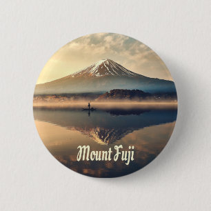 Mount Fuji 6 Cm Round Badge