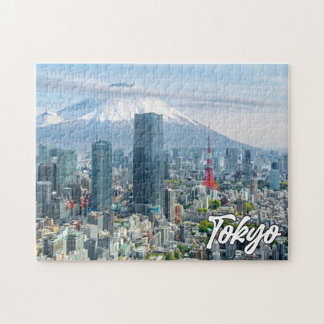 Mount Fuji, Beautiful Tokyo, Japan Jigsaw Puzzle (Horizontal)