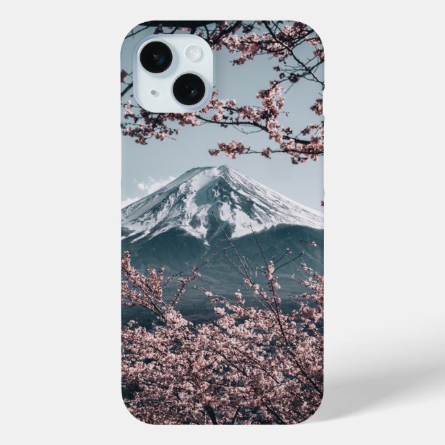 Mount Fuji Cherry blossom Sakura Case-Mate iPhone Case (Back)