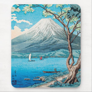 Mount Fuji from Lake Yamanaka by Hiroaki Takahashi Mouse Pad