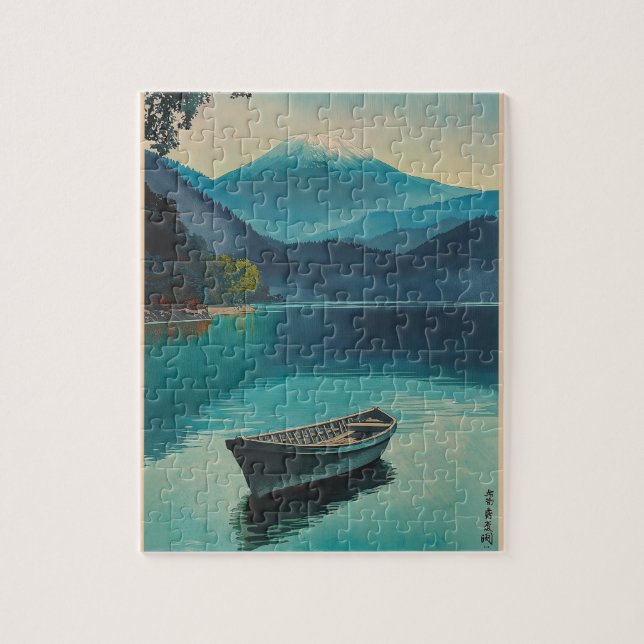 Mount Fuji from Lake Yamanaka  Jigsaw Puzzle (Vertical)