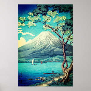 Mount Fuji from Lake Yamanaka Poster
