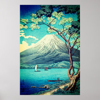Mount Fuji from Lake Yamanaka Poster