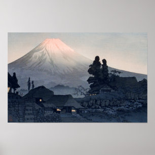 Mount Fuji from Mizukubo (1932) - Takahashi Poster