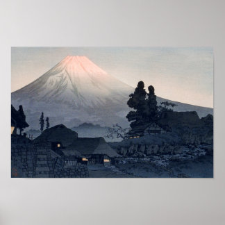 Mount Fuji from Mizukubo (1932) - Takahashi Poster