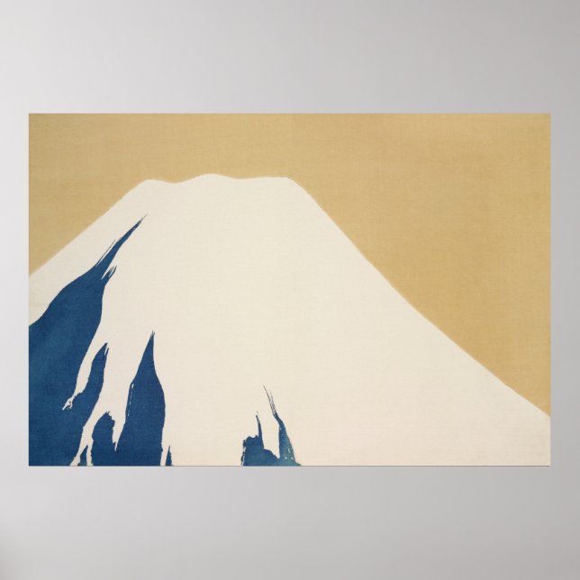 Mount Fuji from Momoyogusa by Kamisaka Sekka Poster (Front)