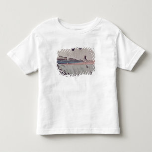 Mount Fuji from the Sumida River embankment Toddler T-Shirt