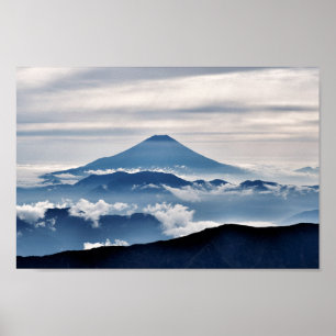 Mount Fuji Holy Mountain Japan Poster