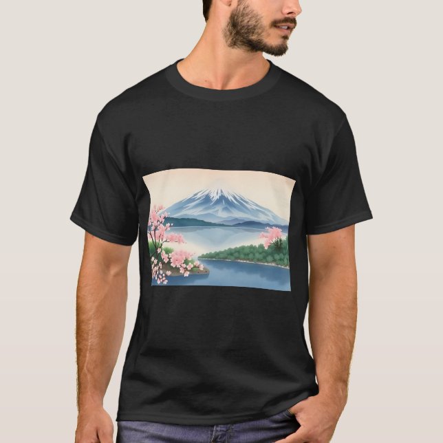 Mount Fuji Japan Nature Tee (Front)