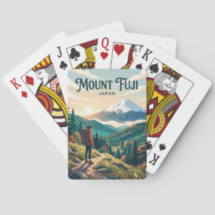 Mount Fuji Japan Playing Cards