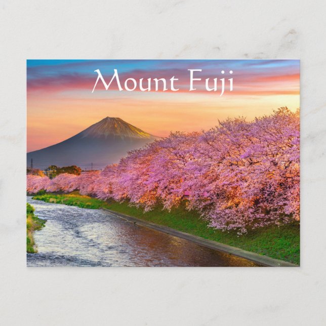 Mount Fuji Japan Postcard (Front)