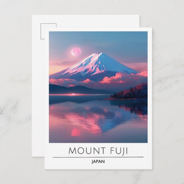 Mount Fuji Japan Travel  Postcard (Front/Back)