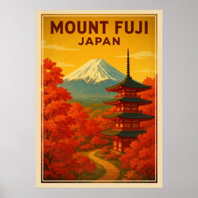 Mount Fuji Japan V02 Poster (Front)