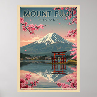 Mount Fuji Japan V05 Poster