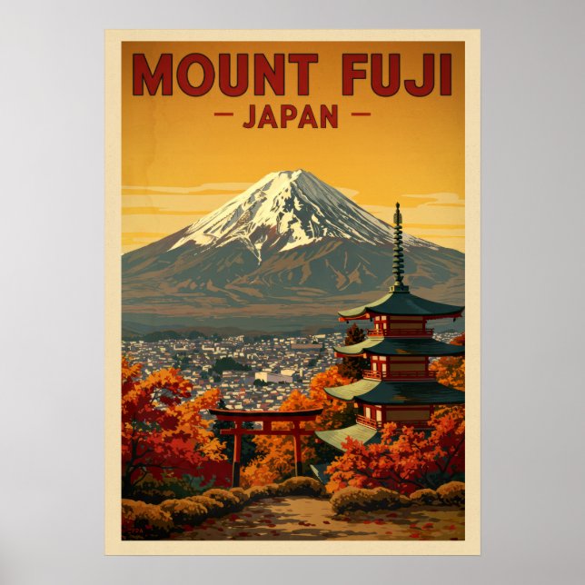 Mount Fuji Japan V06 Poster (Front)