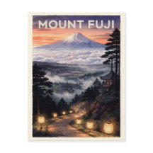 Mount Fuji Japan Vintage
