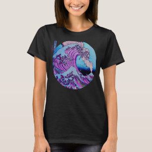 Mount Fuji Japanese Wave Off Kanagawa Japanese Vap T-Shirt