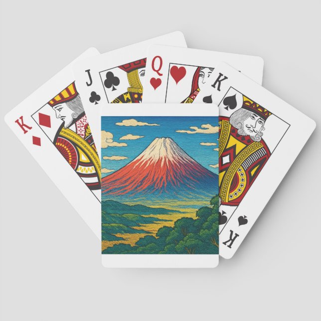 Mount Fuji Playing Cards (Back)