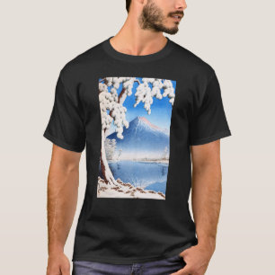 Mount Fuji Snow Winter landscape Japan Japanese Ka T-Shirt