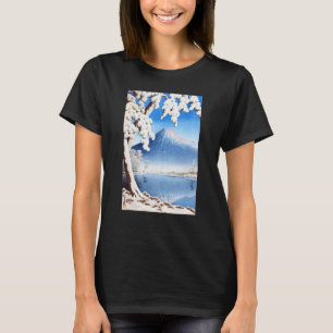 Mount Fuji Snow Winter landscape Japan Japanese Ka T-Shirt