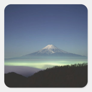 Mount Fuji Square Sticker